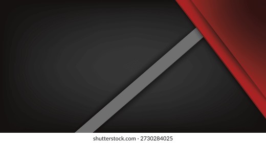 Roter Hintergrund Überlappung Dimension graue Vektorgrafik Message Board für Text und Message Design moderne Website