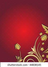 Red background with place for your text