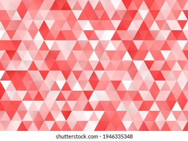 red background polygonal Geometric Triangle gradient for design. Vector modern.