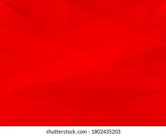 Red background. Polygonal vector illustration. Follow other polygonal backgrounds in my collection.