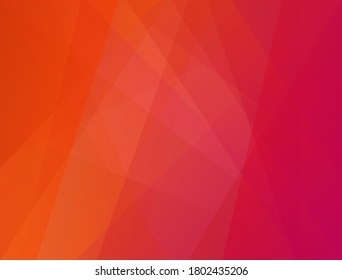 Red background. Polygonal vector illustration. Follow other polygonal backgrounds in my collection.