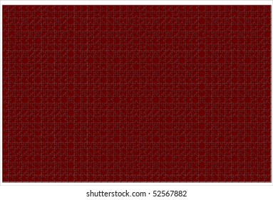 red background puzzle,  isolated on white background and by group, vector