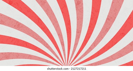 Red background with rays. Abstract rays background. Vector background.