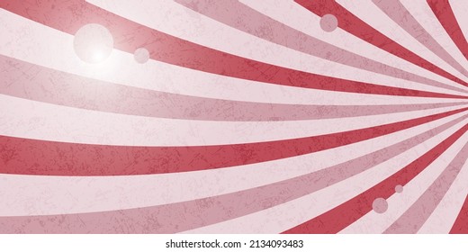 Red background with rays. Abstract rays background. Vector background.