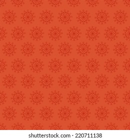 Red background with snowflakes