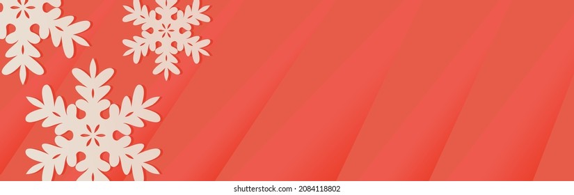 fondo rojo con silueta de bola de nieve