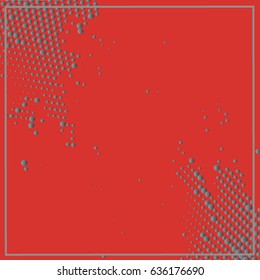 Red Background spots