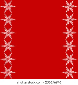 Red background with stars