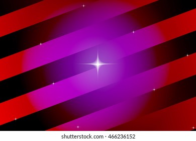 red background with stars