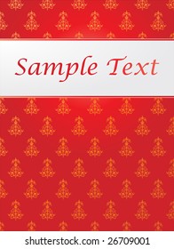 Red Background Template