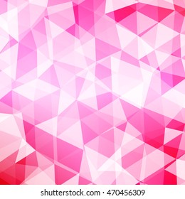 red background transparent triangles. polygonal design. vector illustration. for the design of your business plans, presentations, wallpapers