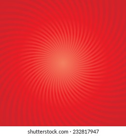 red background : twist sunburst vector