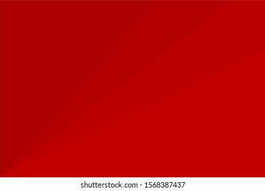 The red background uses a simple gradient.