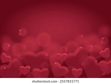 Red background for Valentine's Day
