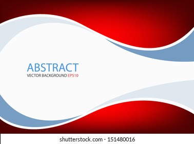 red background vector blue line dimension 3d graphic message board for text and message design frame line shadow for modern web design