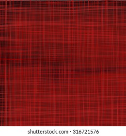 Red  background. Vector illustration of realistic linen texture