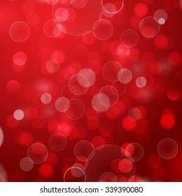 Red background. Vector illustration for Valentine's day and Christmas posters, icons, Valentine's day and Christmas greeting cards, print and web projects.
