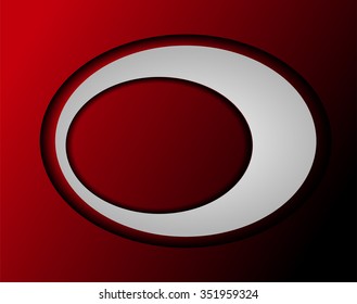 Red background vector infographic information graphic for message and text design
