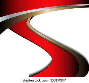 Red background vector infographic information graphic for message and text design 