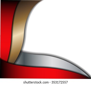 Red background vector infographic information graphic for message and text design 