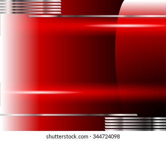 Red background vector overlap paper layer curve line with space for text design
