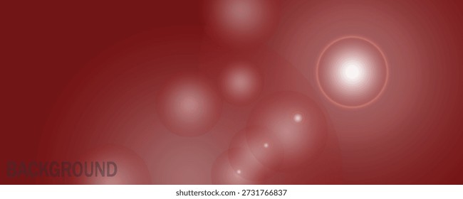 Red background with white light refraction. with blank space sheet, for banner, cover, wallpaper, web and electronic needs.