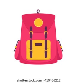 Red backpack