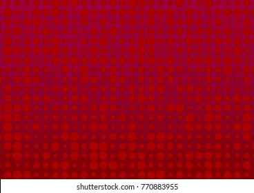 The red backround with circle motive, abstract vector