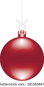 A red ball for the Christmass tree