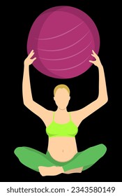 red ball exercises for pregnant women