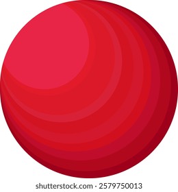 red ball illustration vector image