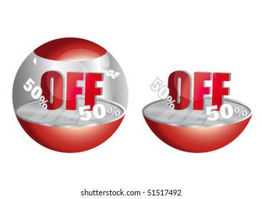 red ball off