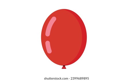 red balloon vector 3d red balloon