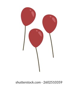 red balloons floating up on transparent screen - Powered by Shutterstock - Get 15% off with code: PIKWIZARD15