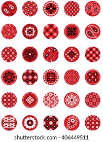  red bandana circles