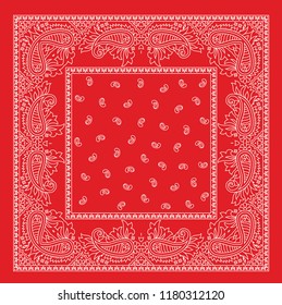 Red Bandanna Pattern