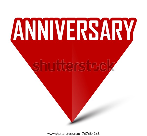 Red Banner Anniversary Stock Vector (Royalty Free) 767684368 | Shutterstock