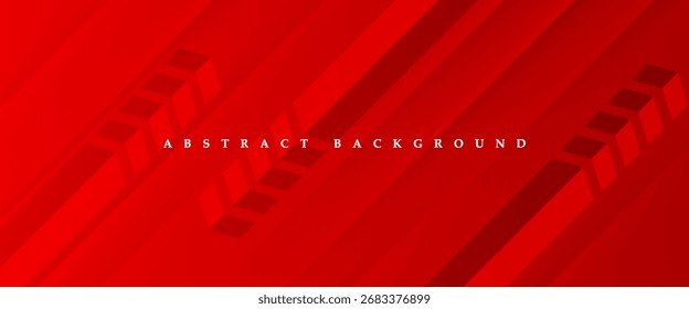 red banner background. abstract background. gradient red background.