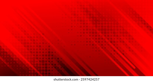 red banner background. abstract background. slash effect on red background