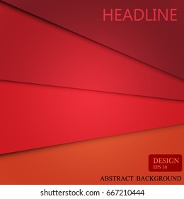 red banner background design illustration 