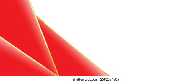 red banner background.abstract background.colorful.slash effect .memphis .eps 10