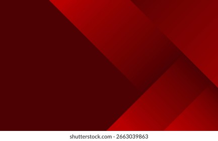 Fondo abstracto rojo. Composición de Formas dinámicas. Vector Eps10