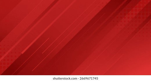 red banner background.abstract background.colorful.slash effect .memphis .eps 10