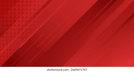 red banner background.abstract background.colorful.slash effect .memphis .eps 10