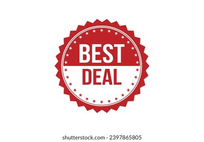 Red banner best deal on white background.