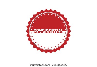 Red banner Confidential on white background.