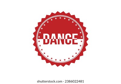 Red banner DANCE on white background.