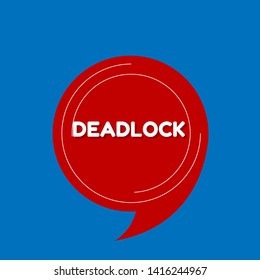 red banner - deadlock - label,sticker,tag