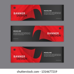 Red banner design template vector illustration, Geometric, polygonal Abstract background, texture, advertisement layout. web page. header for website. Graphic for billboard, gift voucher, card. 