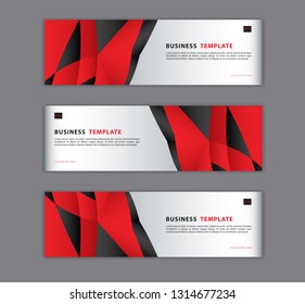 Red banner design template vector illustration, Geometric, polygonal Abstract background, texture, advertisement layout. web page. header for website. Graphic for billboard, gift voucher, card. 